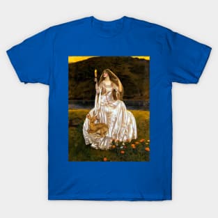 The Damsel of the Lake, Called Nimue the Enchantress - Frank Cadogan Cowper T-Shirt